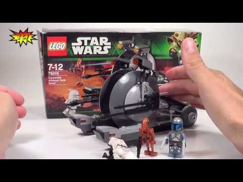 LEGO Star Wars Corporate Alliance Tank Droid 75015 Review