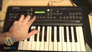 Video thumbnail for Yamaha KX-25 Controller Keyboard Overviewed by gearwire