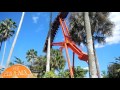 Busch Gardens The Phoenix Large Swinging Inverted Boat Amusement Ride Tampa FL