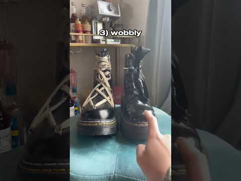 real vs FAKE dr martens