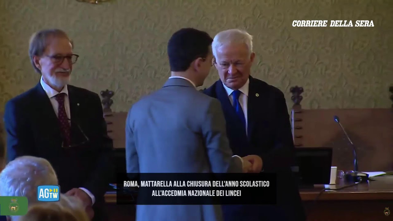 Mattarella all'Accademia Nazionale dei Lincei