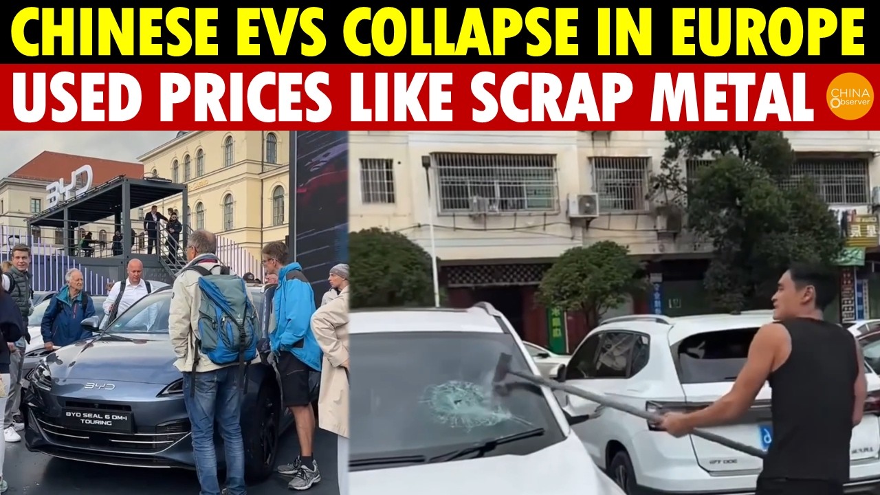 Europe Regrets It! Chinese EVs Crash in Europe—Used Cars Drop Like Scrap Metal, Value Halved