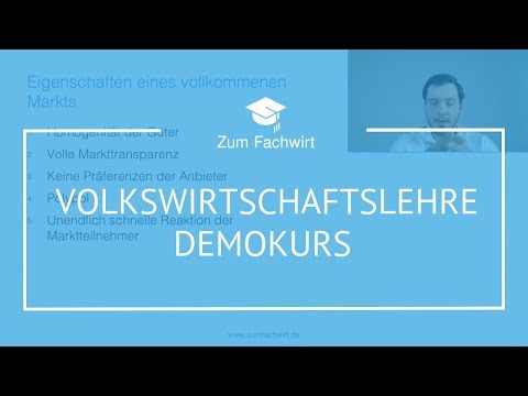 Economics Part 1 IHK Fachwirt Demo Course VWL