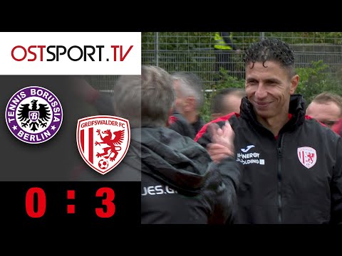 Wieder Benyamina! Kroos-Elf schlägt TeBe: Tennis Borussia - Greifswald 0:3 | Regionalliga Nordost