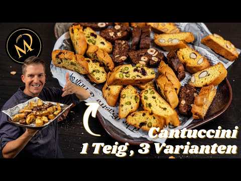 Cantuccini selber machen - 1 Teig 3 Sorten Biscotti