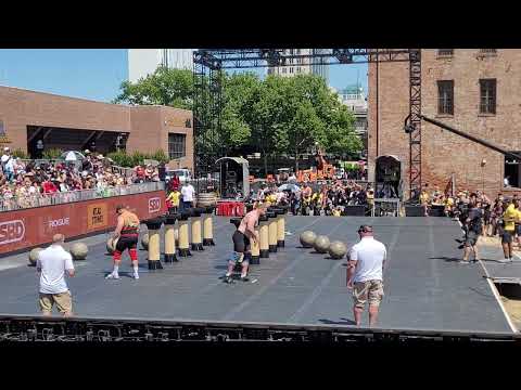 World's Strongest Man 2025 Atlas Stones Final Tom Stoltman vs. Reyno Nel