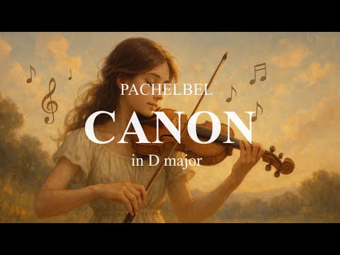 *Canon in D* J. Pachelbel  Calm and Beautiful Violin Music for Rest and Relaxation 1hour