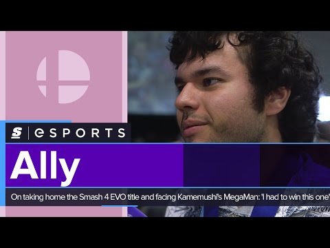 Ally on taking home the Smash 4 EVO title and facing Kamemushi's MegaMan: 'I had to win this one'