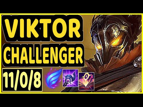 ABBEDAGGE (VIKTOR) - 11/0/8 KDA CHALLENGER GAMEPLAY - EUW