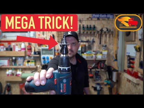 Nie wieder falsch bohren mit dem Stufenbohrer! Mega Trick!