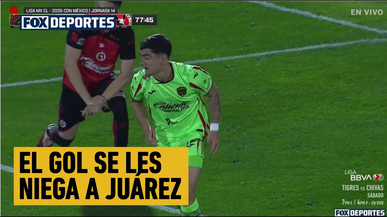 😳🫢 EL GOL SE LES NIEGA A JUÁREZ | FC Juárez 0-2 Tijuana | Jornada 14 | Liga MX