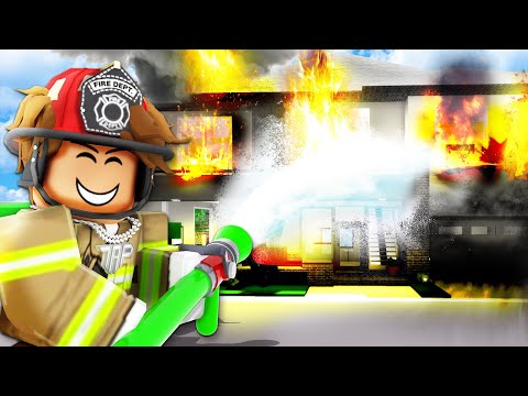 I Became a FIREFIGHTER in Brookhaven RP!