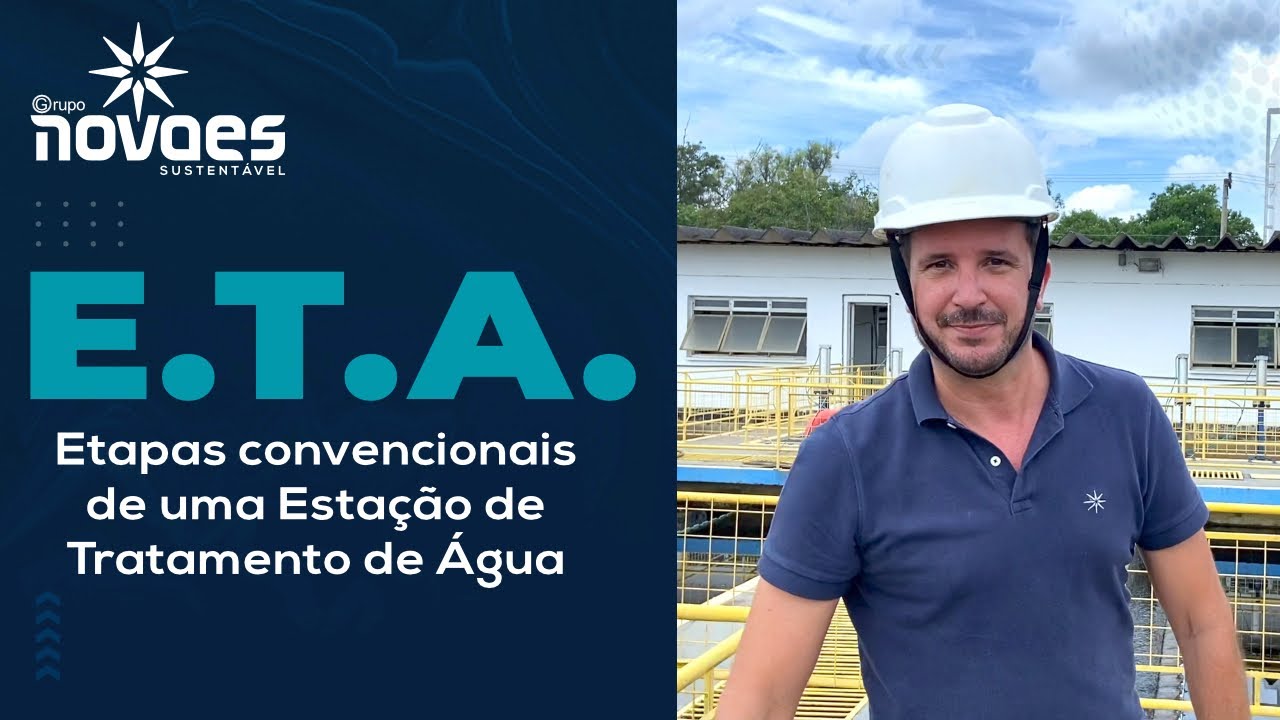 Etapas convencionais de uma E.T.A. (Estação de Tratamento de Água) - Saneamento