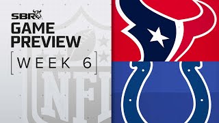 NFL Picks Week 6 🏈 | Texans vs. Colts + Best Bets And NFL Predictions