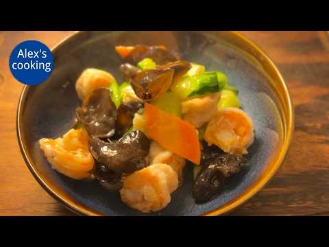 🍤 Simple Stir-Fried Shrimp with Cucumber – Light, Delicious, Easy to Make, Perfect for Kids