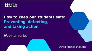 How to keep our students safe: preventing, detecting, and taking actio
