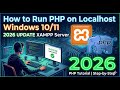 How To Run PHP File On Localhost Windows 10 11 2026 Update XAMPP Localhost Server PHP Tutorial