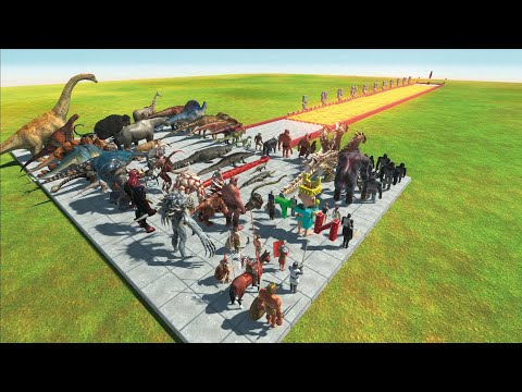 WHO IS THE MOST RESISTANT TO LAVA? - ARBS - Animal Revolt Battle Simulator