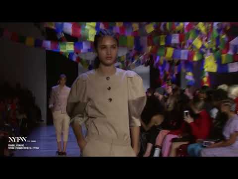 He Cong 贺聪 NYFW Prabal Gurung spring summer 2019