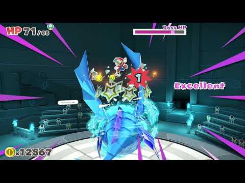 Paper Mario The Origami King - Boss Fight: Water Vellumental