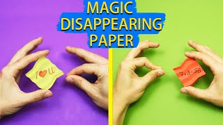 EASY DIY: Disappearing Paper origami magic trick and Fidget diy🎩👀