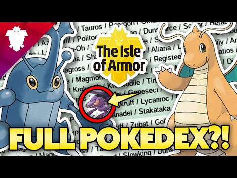 FULL DLC POKEDEX?! NEW Pokemon Isle of Armor Possible Leak