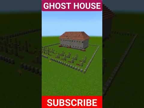 SHINDORE KIDS - Scary Minecraft Ghost House! 👻 #shorts