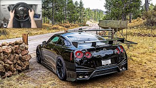 Nissan GTR R35 NISMO - Forza Horizon 5 (Steering Wheel + Shifter) Gameplay