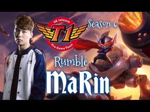 SKT T1 MaRin RUMBLE Top vs Tahm Kench - Patch 5.23 KR | League of Legends