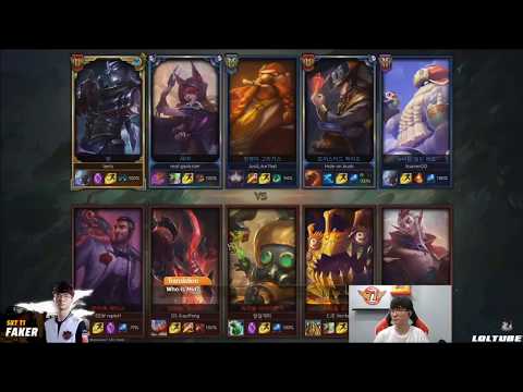 SKT T1 Faker - Twisted Fate - MID - KR SoloQ - 26/10 Translation EN