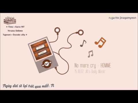 [Vietsub+Kara] 151002 JK's Daily Music on Twitter - No More Cry (HOMME)
