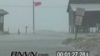 preview picture of video '7/10/2005 Hurricane Dennis Video Part 10 - Navarre Beach Storm Surge'