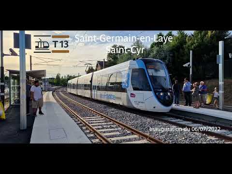 [SNCF] Inauguration Tram T13 (Saint-Germain-en-Laye - Saint-Cyr) - 4K