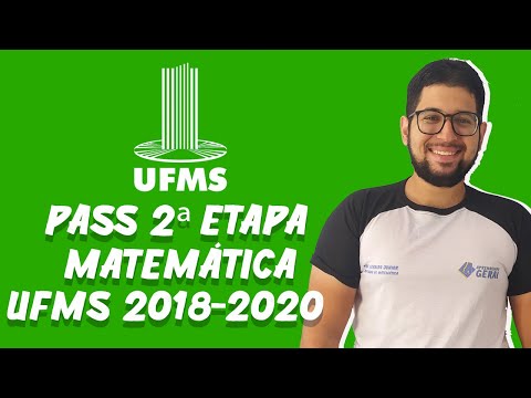 PASS UFMS - Questão 18 - TRIÊNIO 2018-2020 - 2ª ETAPA - Matemática