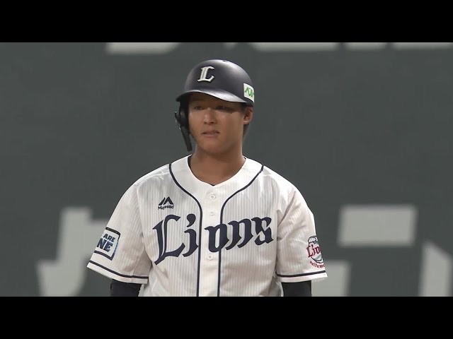 【6回表】満塁から追加点!! ライオンズ・鈴木将平がライトへタイムリーヒット!! 2022年7月18日 北海道日本ハムファイターズ 対 埼玉西武ライオンズ