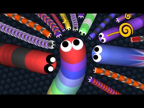 1 PRO SNAKE vs 9998 SNAKES! Epic Slitherio Gameplay | Slither.io