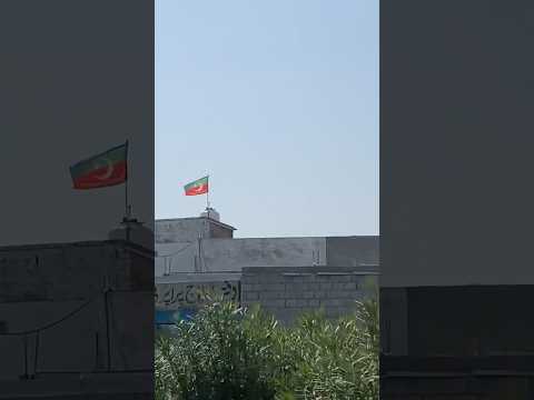 PTI Flags Wave High in Newshera | Exploring the Political Buzz"#pti #shortsfeed #ytshorts
