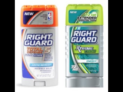 Best Right Guard Total Defense 5 Power Stripe Antiperspirant Deodorant Men - Quick Review | How To