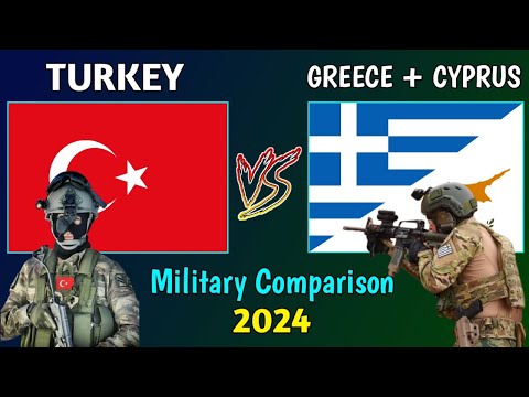 Turkey vs Greece and Cyprus Military Power Comparison 2024 | Greece and Cyprus vs Turkey