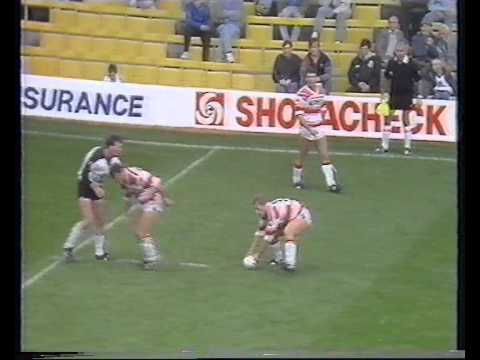 Widnes Vs Wigan 1989 Charity Shield At Anfield ( Part 8 )