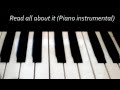 Read all about it part 3 (Piano Guitar karaoke ...