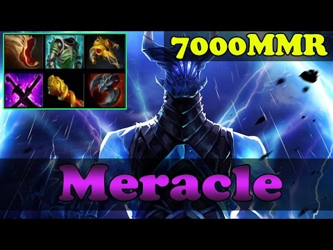 Dota 2 - Meracle 7000 MMR Plays Razor Vol 2 - Ranked Match Gameplay!