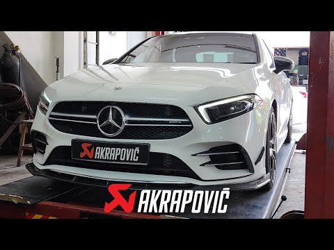 AKRAPOVIC MERCEDES AMG A35 SEDAN W177 V177 | THE LITTLE BROTHER OF A45S