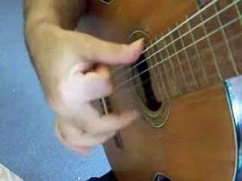 Flamenco guitar lesson - Triplet rasgueado - mii