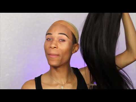 WoWEbony classic yaki straight 360 wig