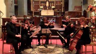 preview picture of video 'Brahms Quintet in B minor, Op  115, 1 Allegro Saint John String Quartet'