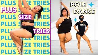 *first time* PLUS SIZE Tries POLE DANCE ft. PoleCats Manila