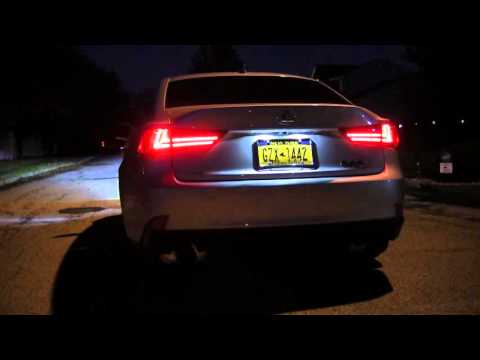 2014 Lexus IS \"Invidia Q300 Catback Exhaust\"