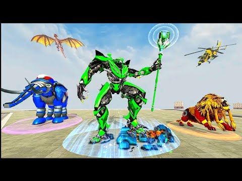 Robot Elephant Transformations Dragon And Car Driving Games - Android Gameplay | Game For Cartoon