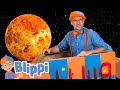 Blippi Builds A Rocket Ship Blippi Learns Learn Colors And Science With Blippi